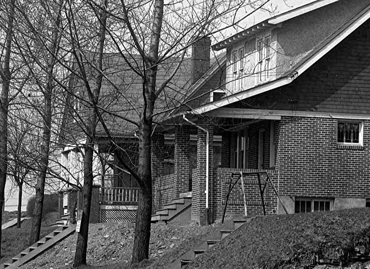 Homes along Fordham Avenue, near Midland Avenue, in 1921.