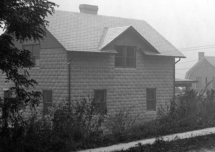 A Wareman Avenue home as seen from Freedom Avenue in 1924.