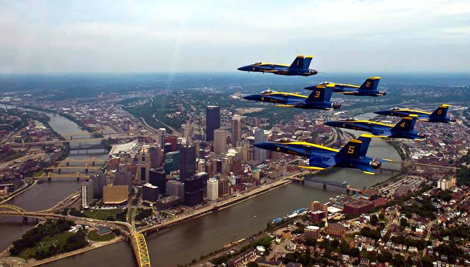 Blue Angels Over Pittsburgh - June 2014.