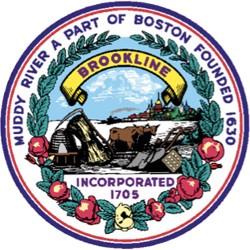 The Seal of the town of Brookline, Massachusetts.
