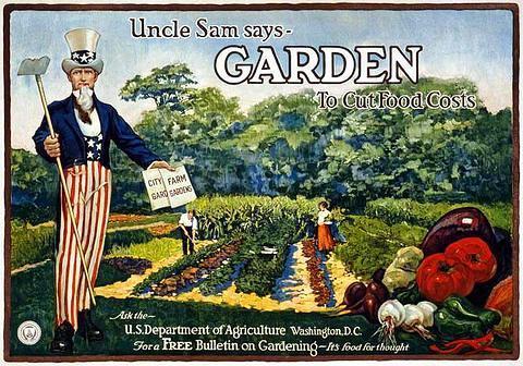 WWII poster for Victory Gardens