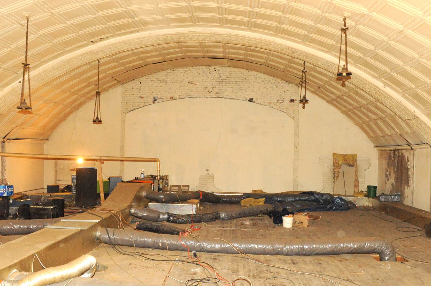 The inside the old Brookline Theatre - February 2015.