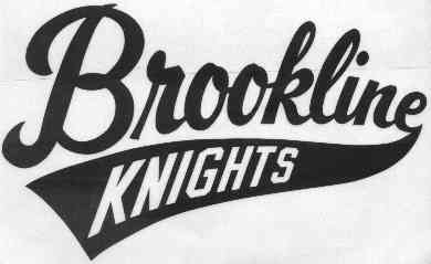 Brookline Knights Helmet Logo - late 1970s