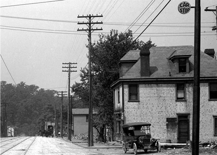 The corner of West Liberty Avenue and Capital in 1915.
The building stands were the BP Gas Station is today.