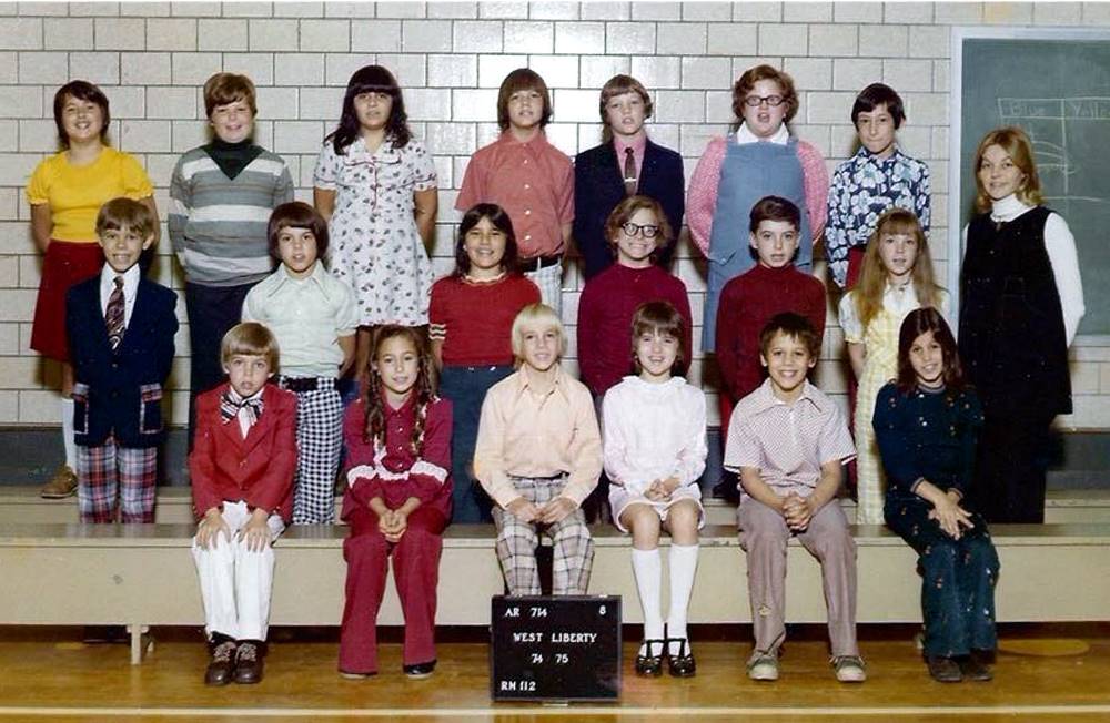 West Liberty School 5th Grade Class 1974 75