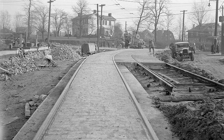 Brookline Boulevard Reconstruction - November 1935.
