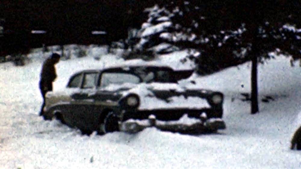 A snowy day on Altmar Street - 1961.