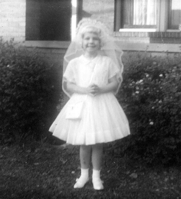 Dorothy Voith First Communion - 1963.