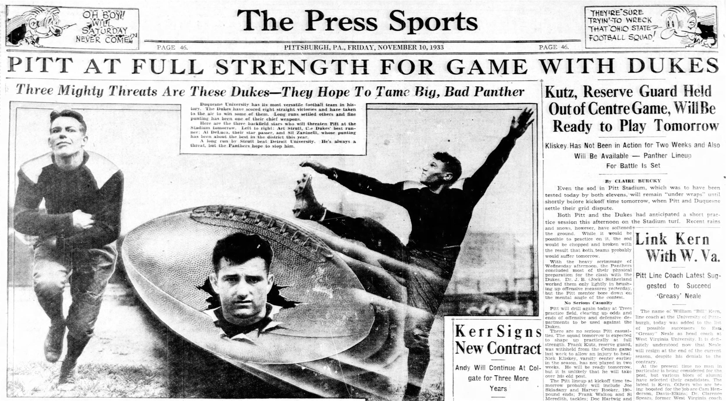 Pittsburgh Press - November 10, 1933