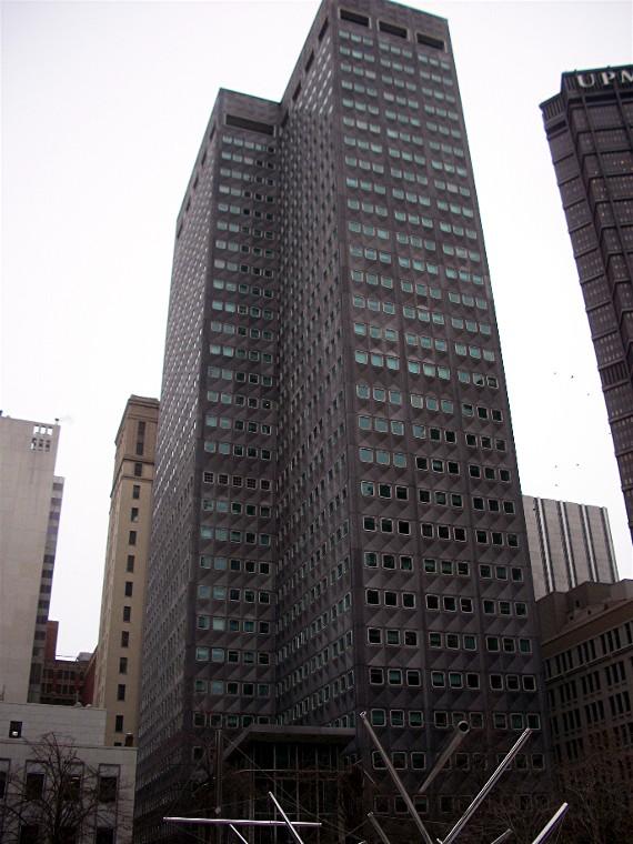 The Regional Enterprise Tower,
formerly the Alcoa Building.