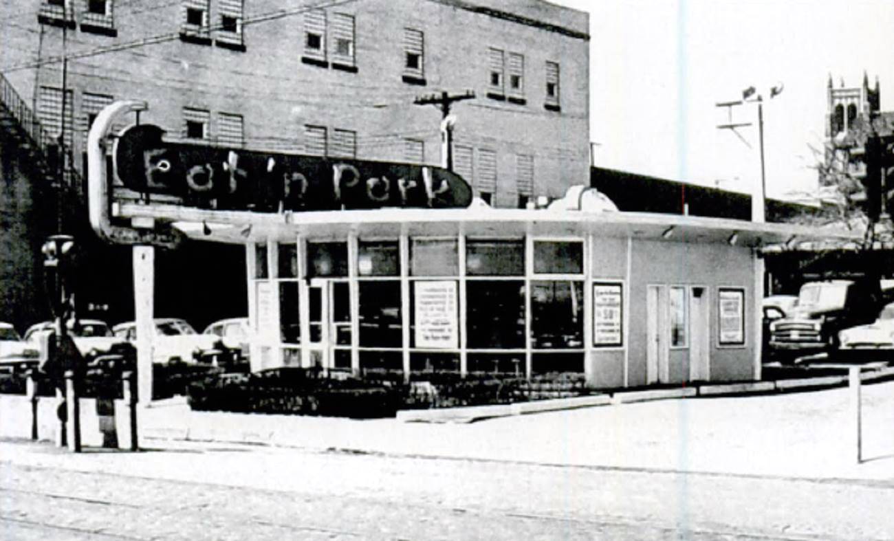 The Dormont Eat'n Park Restaurant
on West Liberty Avenue in 1956.