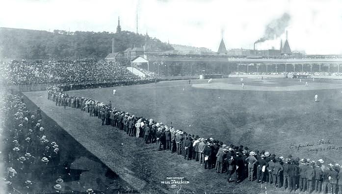 The Pirates played at Exposition Park
on the North Side from 1887 to 1909