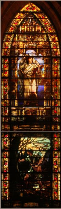 Paxton Stained Glass Window