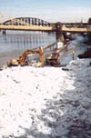 Ice Removal on the Allegheny Riverfront - January 1996
