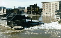 The River Rescue station on the Allegheny River - January 1996