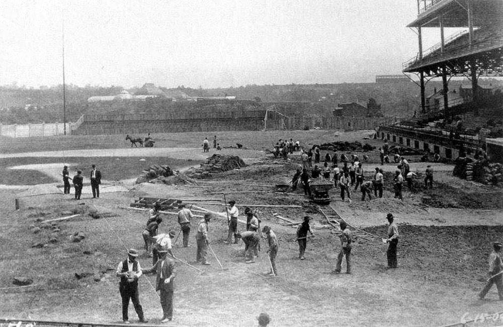 Forbes Field under construction - 1909.