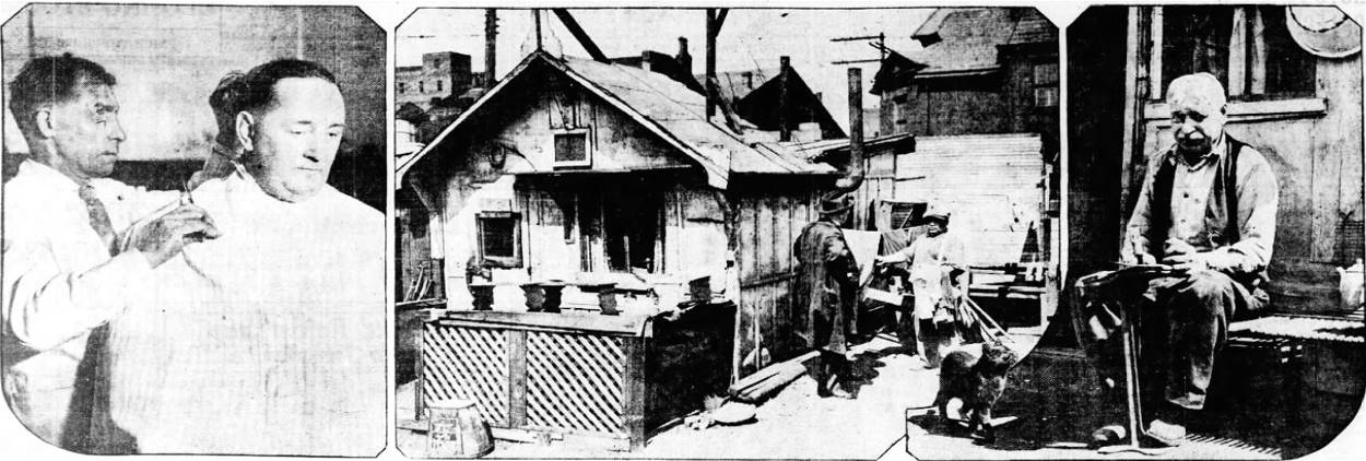 Life in the Strip District Shantytown - April 1932