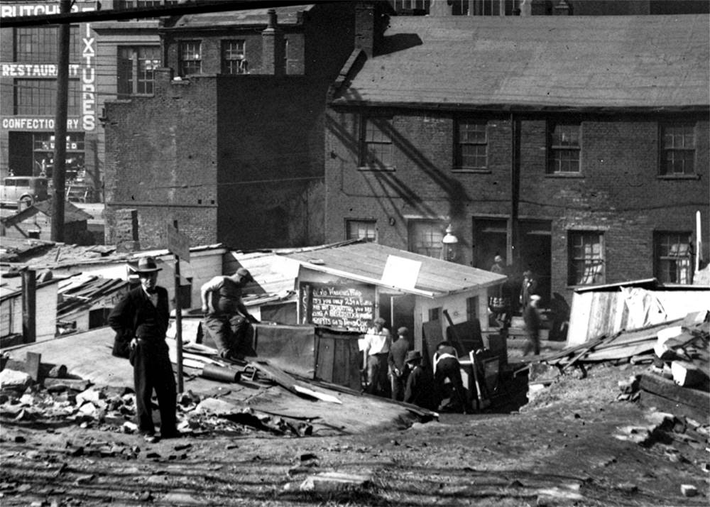 Strip District Shantytown - 1932.