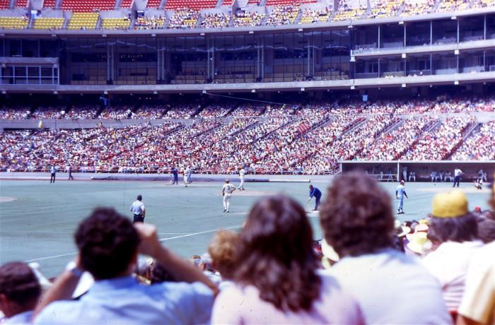 Pirates game at Three Rivers Stadium - 1974.