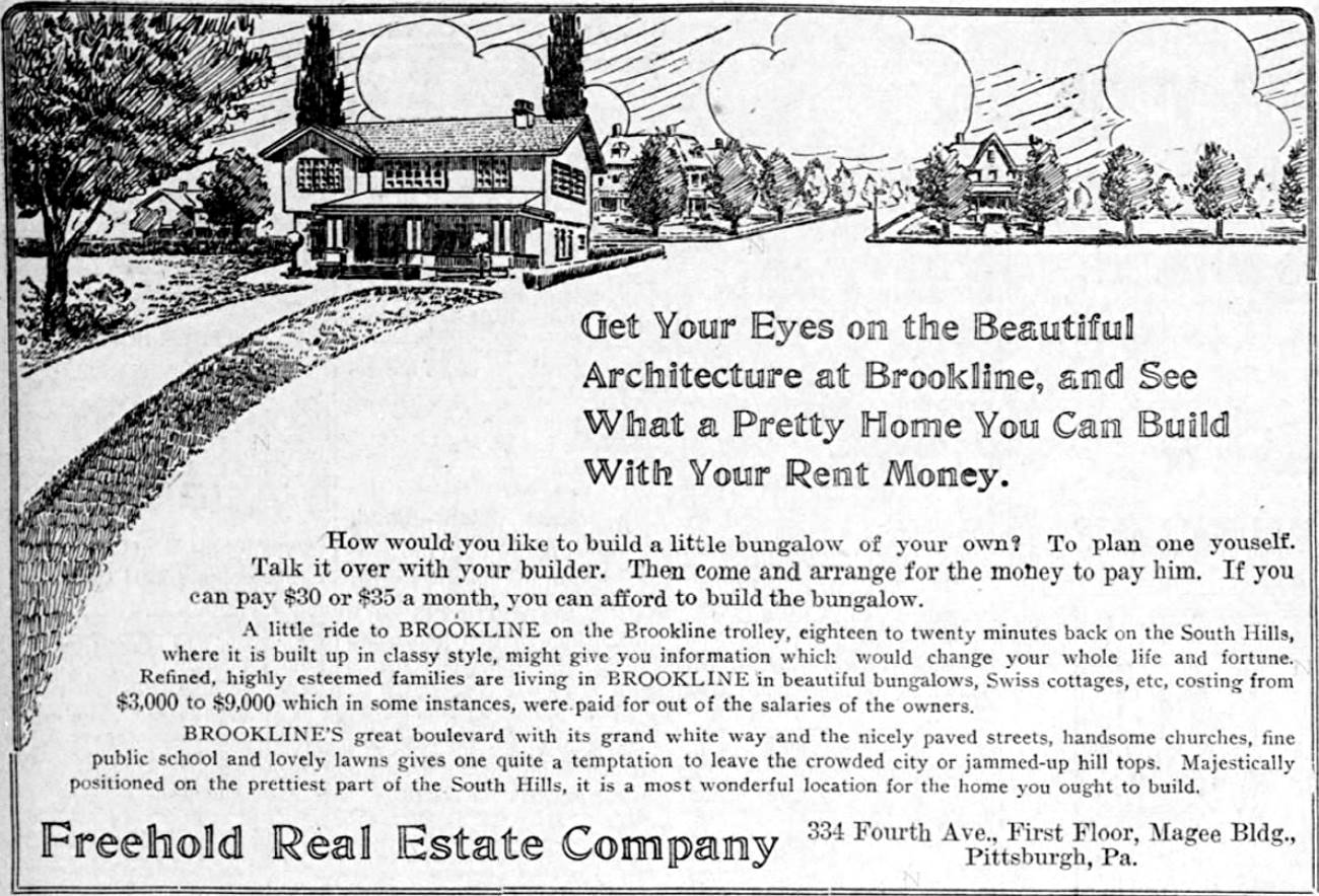 Real Estate Advertisement - June 22, 1913.