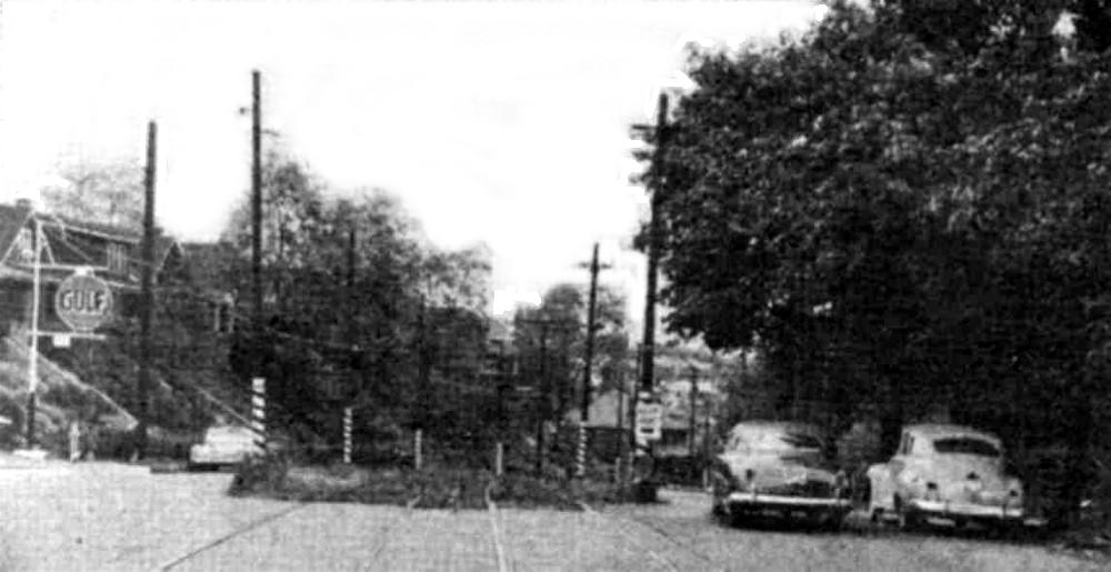 View of Brookline Boulevard - 1951