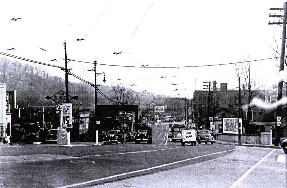 Saw Mill Run Boulevard near West Liberty Avenue - 1938.
