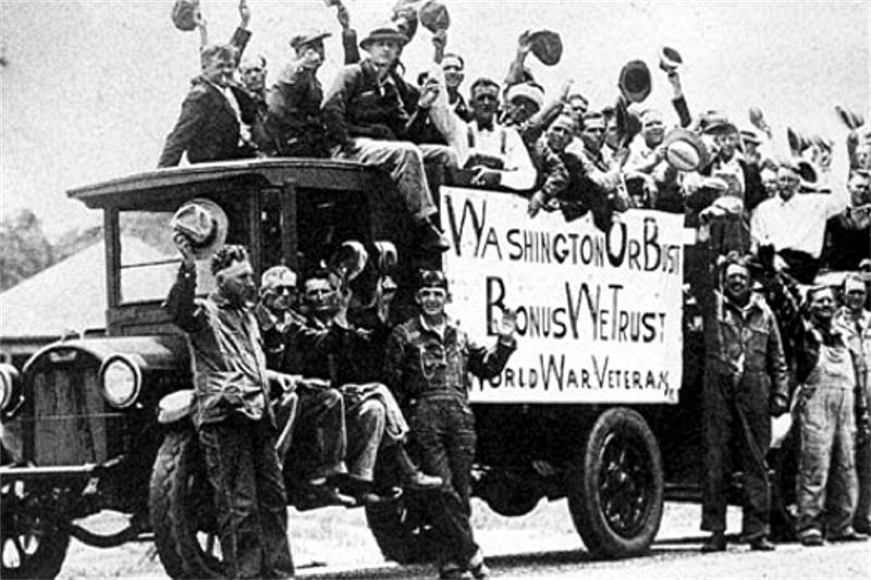 War Bonus March on Washington D.C. - June 1932