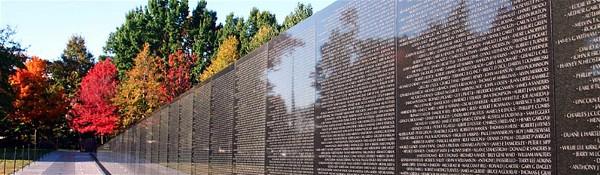 The Vietnam War Memorial
Washington D.C.