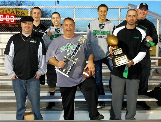 Coach Joe and his staff after
the 2011 SSYFL Super Bowl.