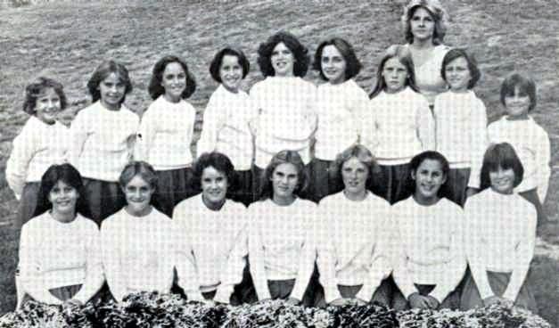 Photo of 1978 Cheerleaders