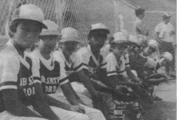 Picture of Bob Smith bench during final game