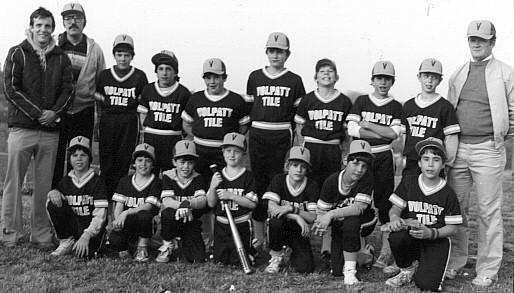 Picture of 1983 Volpatt Tile Little League Team