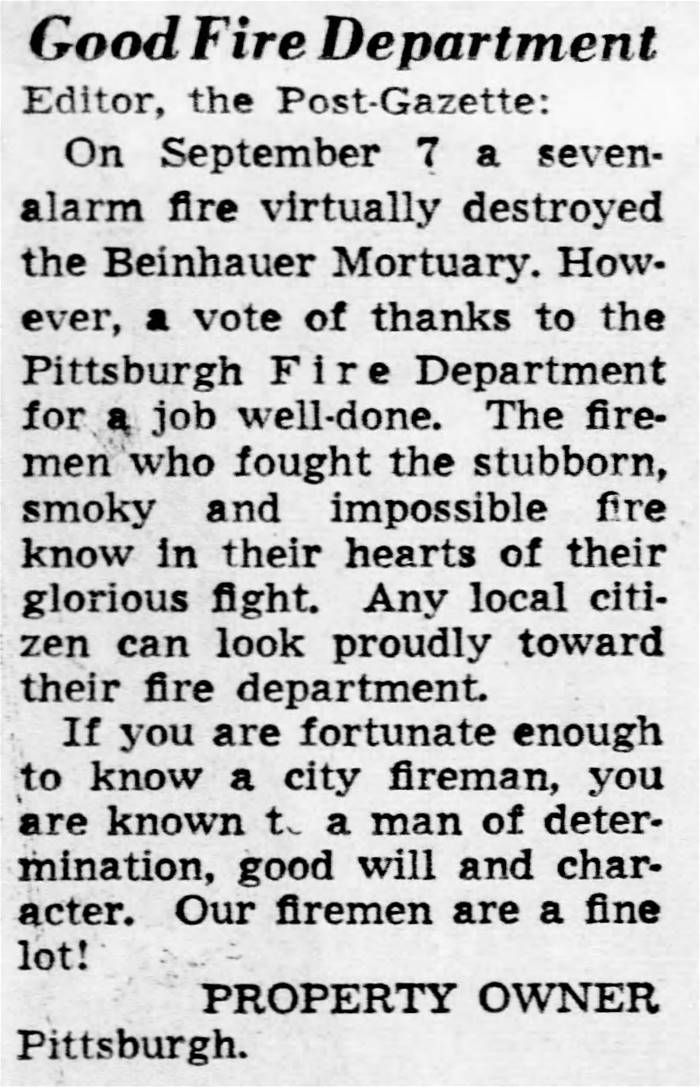 Post-Gazette editorial - 9/12/52.