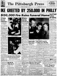 Pittsburgh Press article - 9/4/52.