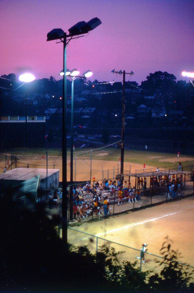 The old fields at night - 1978.