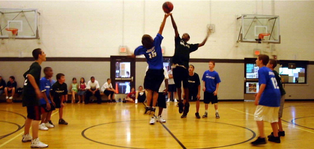 Summer basketball action - June 2009.