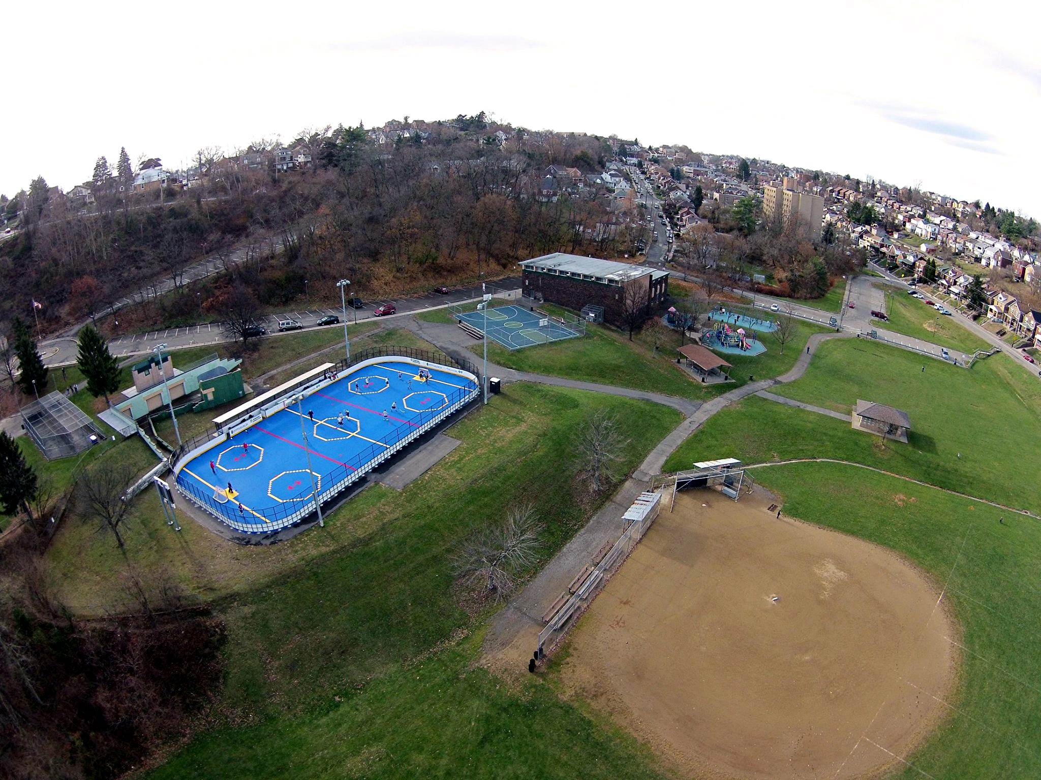 Brookline Park Aerial View - November 23, 2014