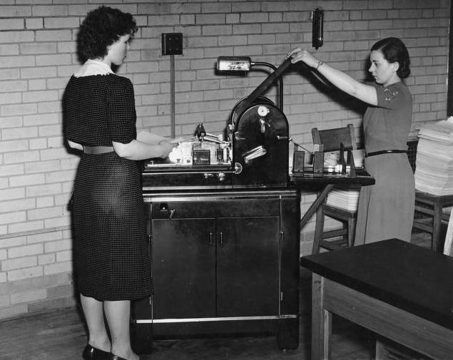 Brookline Elementary - Printing Press 1945