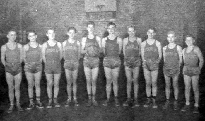 Brookline Elementary Basketball Team - 1950