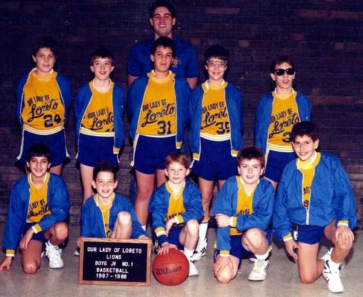 1987-88 Our Lady Of Loreto Lions -
 JV team.