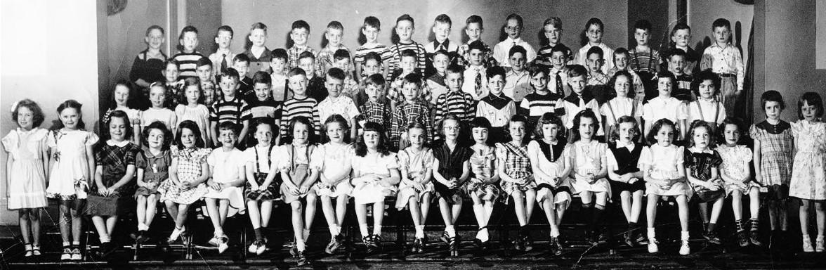 Resurrection Elementary School - 1st Grade Class - 1950.