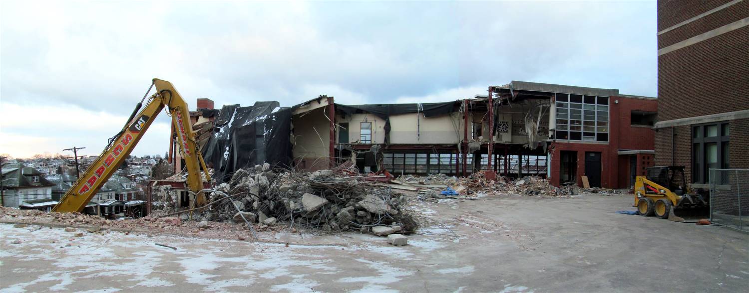 Resurrection Middle School Demolition - 2021.