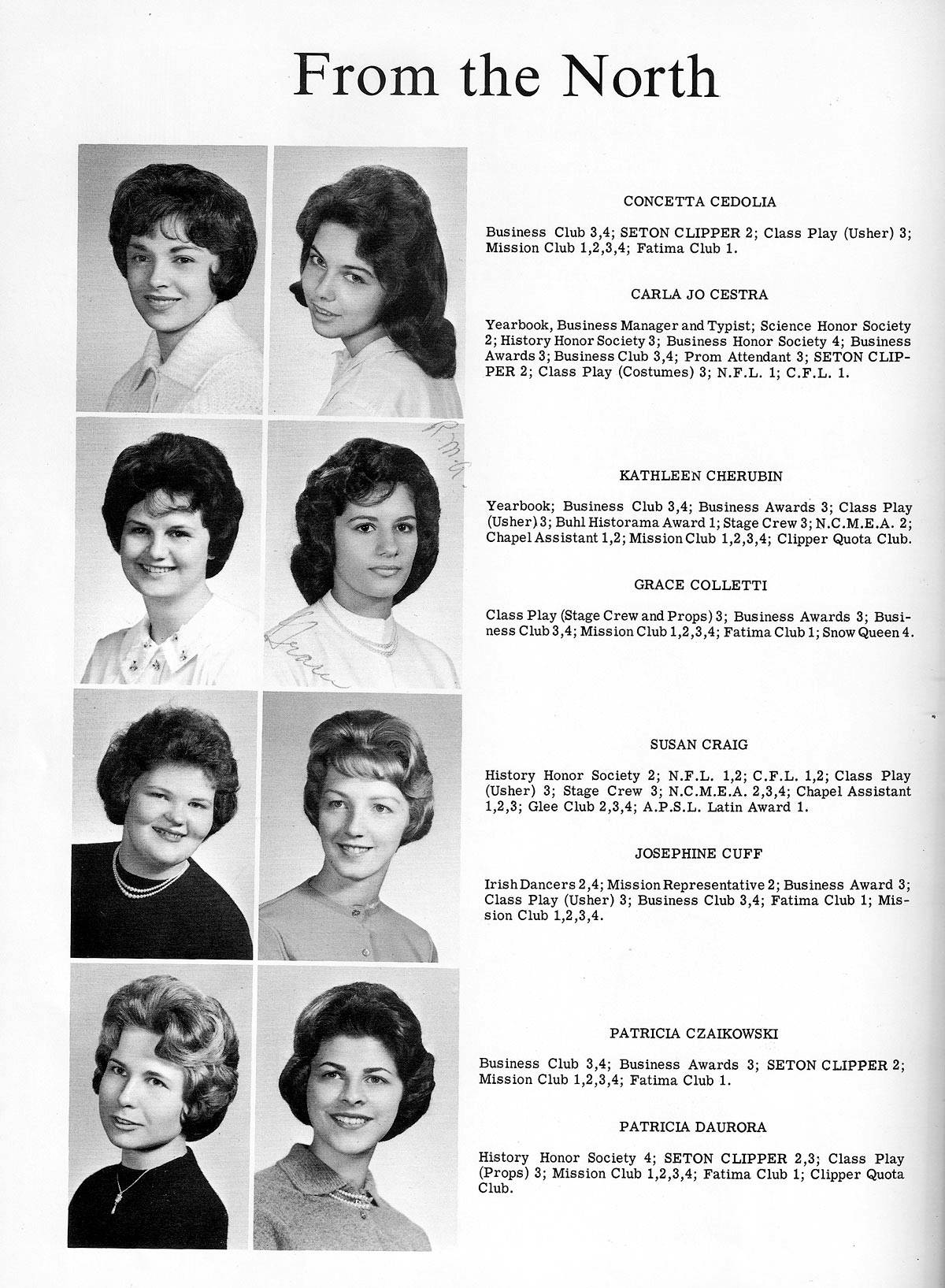 Elizabeth Seton High School Class of 1962