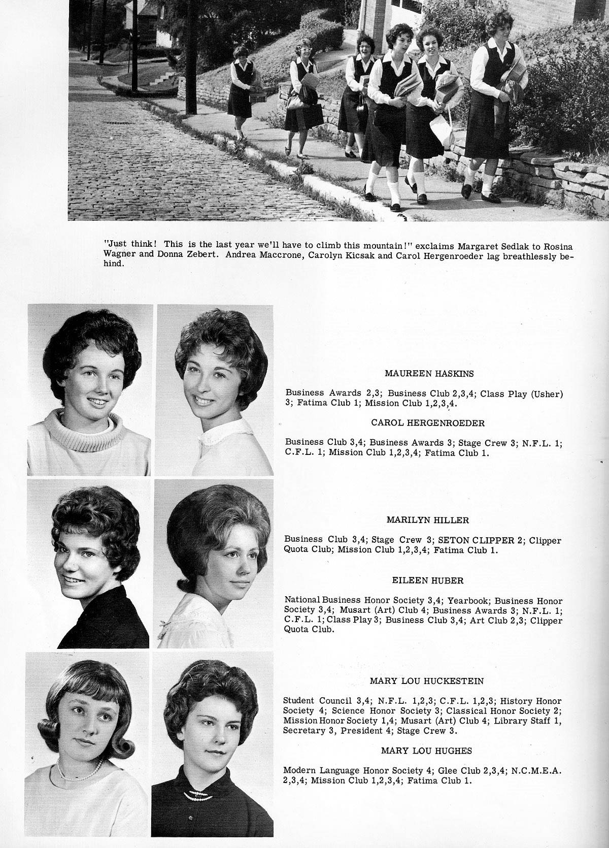 Elizabeth Seton High School Class of 1962