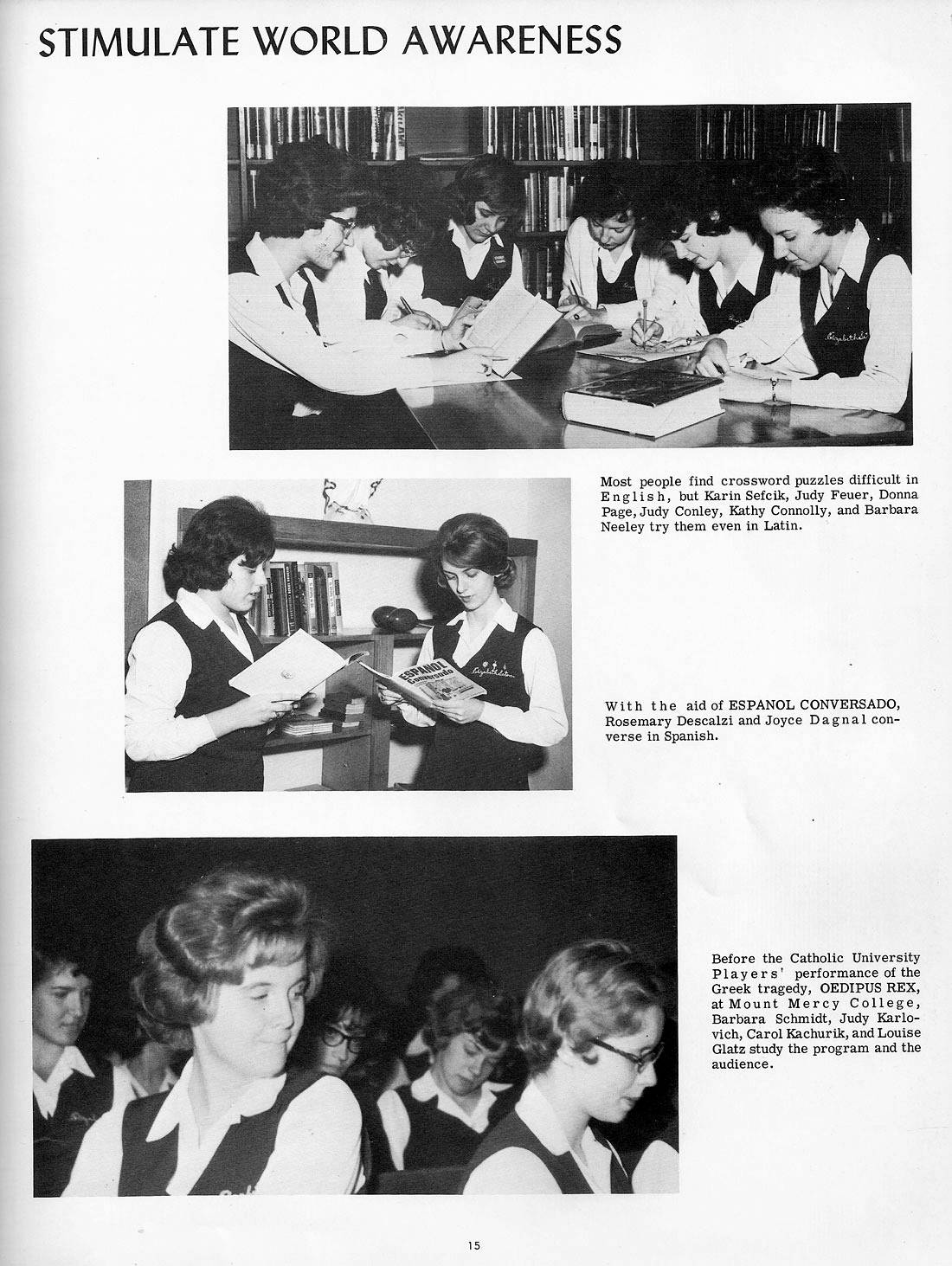 Elizabeth Seton High School Class of 1964