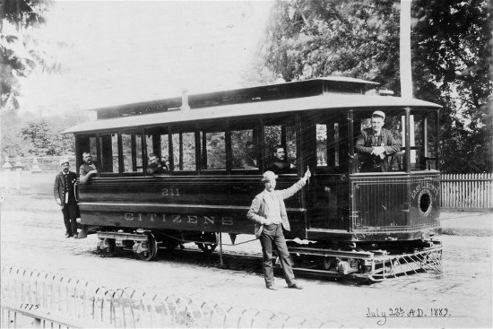 Citizens Traction Company Cable Car - 1889