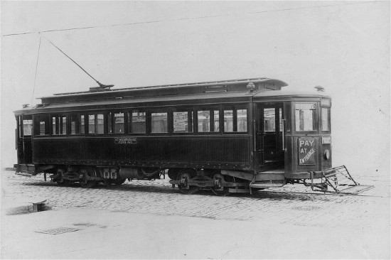 PRC Trolley in 1921.