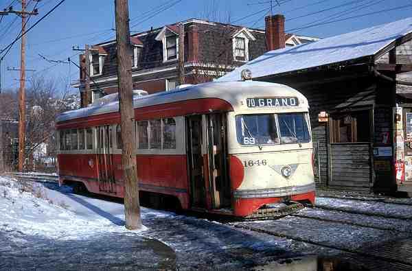 Trolley at Glenbury Street in Overbrook
